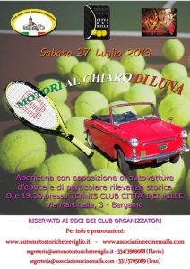 Motori al Chiaro di Luna - 27 Luglio 2013 - Bergamo cinema italia alfa romeo alfisti