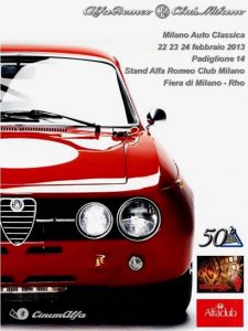 Milano Autoclassica - Febbraio 2013 - Fiera di Milano cinemalfa associazione cinema italia alfa romeo alfisti