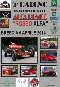 Rosso Alfa - 6 Aprile 2014 - Brescia cinemalfa associazione cinema italia alfa romeo alfisti