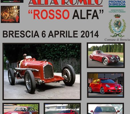 Rosso Alfa - 6 Aprile 2014 - Brescia cinemalfa associazione cinema italia alfa romeo alfisti