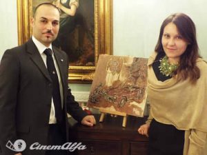 litografia arte anoica arianna greco alfa romeo ama e cambia il mondo cinemalfa alfisti cinema italia