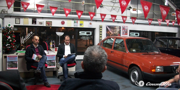 Presentazione del libro 'Gerundo passato' di Fabio Conti associazione cinemalfa alfisti alfa romeo italia