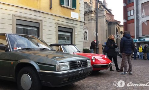 Foto evento solidale "Il giorno di Babbo Natale" a Treviglio - 11 dicembre 2016 cinemalfa associazione cinema italia alfa romeo alfisti