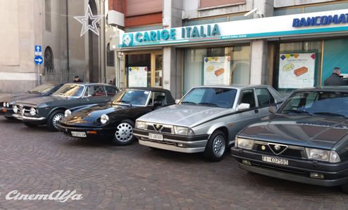 Foto evento solidale "Il giorno di Babbo Natale" a Treviglio - 11 dicembre 2016 cinemalfa associazione cinema italia alfa romeo alfisti